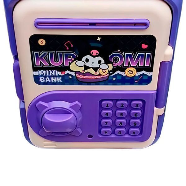 Дитячий сейф-скарбничка Mini Bank Kuromi / Електронна скарбничка G9127 фото