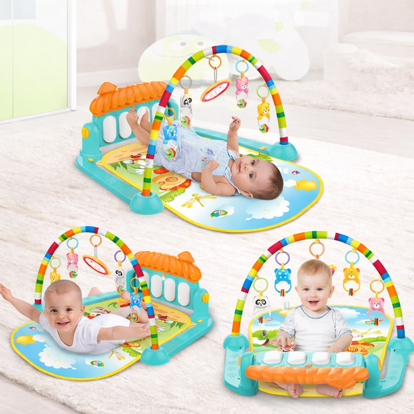 Дитячий розвиваючий ігровий килимок Piano Fitness Rack X-646 5094772 фото