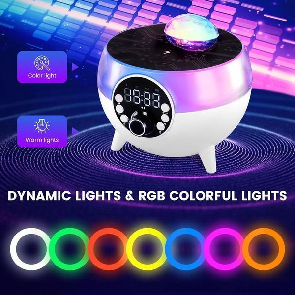 Портативна Bluetooth колонка з RGB-підсвічуванням, бездротова колонка з диско-кулею на ніжках BLTH-0322 Jam7111 фото