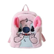 Плюшевий рюкзак Стич Disney Fairy Stitch м'який дитячий рюкзак з вушками та мордочкою G6352 фото 4