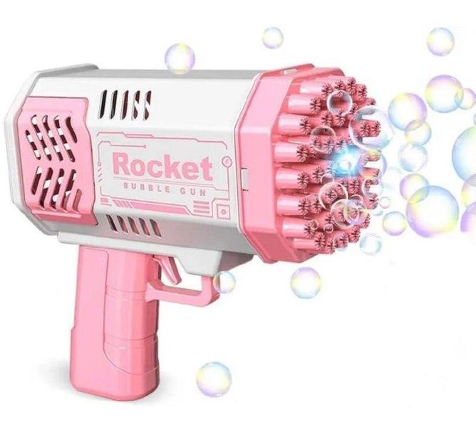 Rocket акумуляторний Пістолет мильних бульбашок синій 2053348 фото