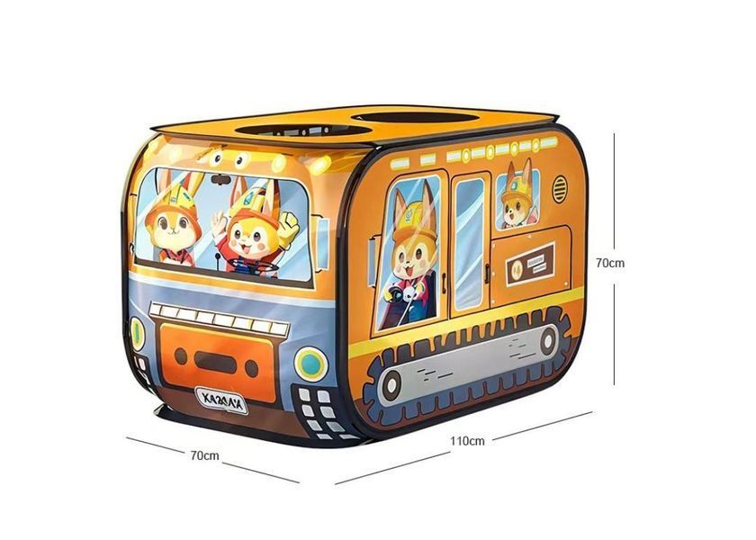 Дитячий ігровий намет TK Group TENT 110 х 70 х 70 см у сумці G6381 фото