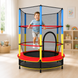 Дитячий батут 140см JumpFit, з сіткою Trampoline-04 / Батут 6 опор, внутрішня сітка KARTrampoline-04 фото 4