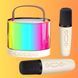 Дитяче караоке з 2ма мікрофонами K12 зі зміною голосу Bluetooth колонка з RGB підсвічуванням M17259 фото 2