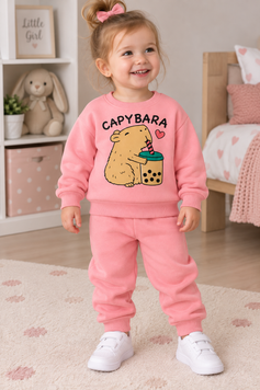 Костюм теплий для хлопчика "Capybara" рожевий 111401/86 фото