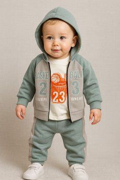 Костюм 3-ка з лонгслівом "Basketball" 2222249/80 фото