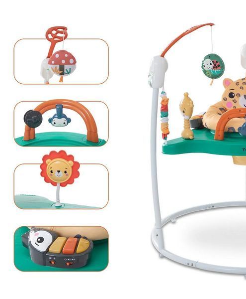 Ігровий центр, що розвиває, дитячий джемпер Fisher-Price Jumperoo Baby Activity Center Зелений 5094773/2 фото