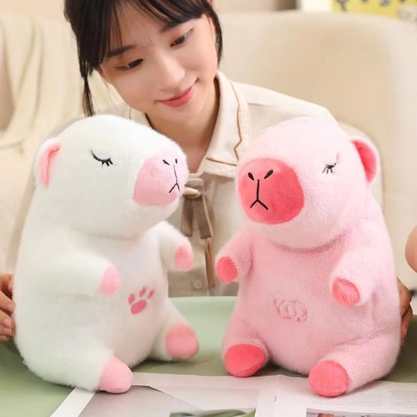 Інтерактивна дихаюча Капібара Snuggle Pulse CapyBuddy 30 см м'яка плюшева іграшка 6260151-B фото