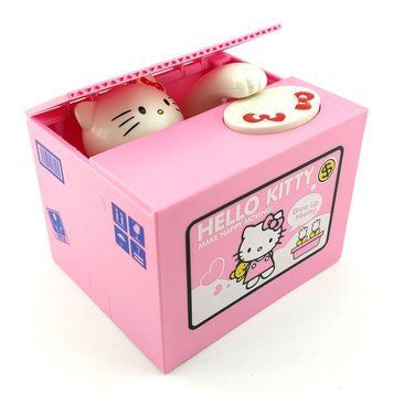 Інтерактивна скарбничка Hello Kitty Piggy Banк рожевий G6364 фото