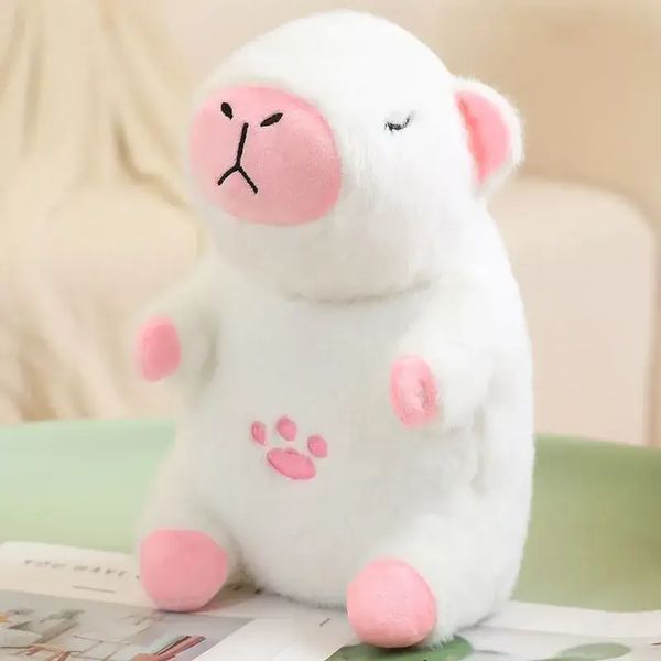 Рожевий Інтерактивна дихаюча Капібара Snuggle Pulse CapyBuddy 30 см м'яка плюшева іграшка 6260151-B/2 фото