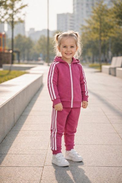 Костюм спортивний 2-ка рожевий 111168/ 98 фото