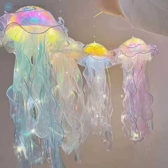 Декор, що світиться Медуза на батарейках Jellyfish lamp AND HA-113 2053675 фото