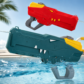 Водяний пістолет крокодил дитячий Water Gun 550мл / Бластер акумуляторний водний автомат з автоматичним набором води 5092112 фото